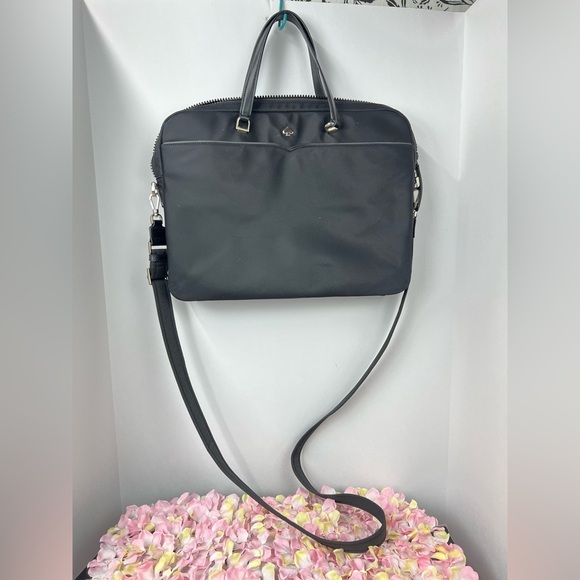KATE SPADE NEW YORK Black Nylon Laptop Shoulder Bag - Picture 15 of 15